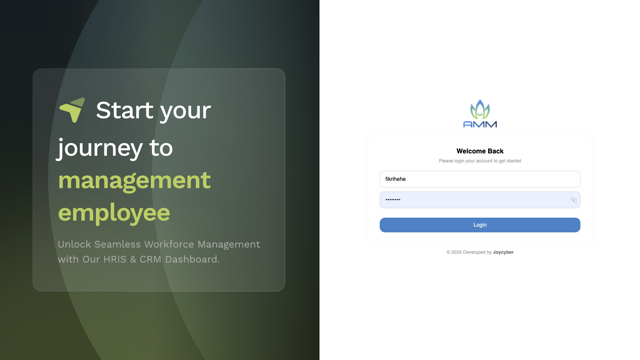 HRIS & CRM Dashboard